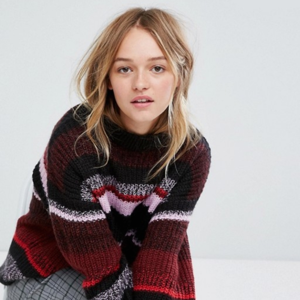 ASOS Monki Color Block Sweater